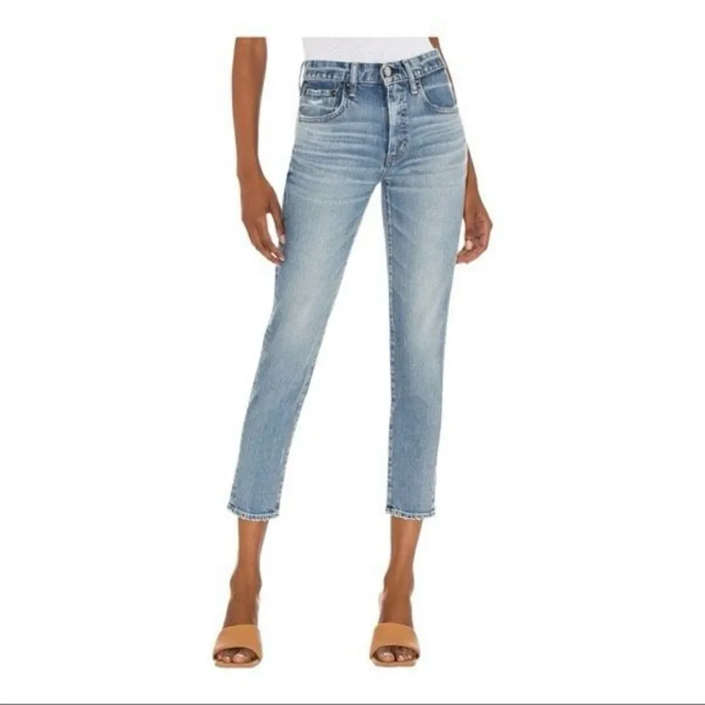 ✨Moussy vintage Denim Light Faded Blue Wash Edmond Skinny Jeans 27✨